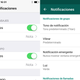 Puedes silenciar también las menciones si apagas las notificaciones de grupo en la configuración de Whatsapp (izq. iOS, der. Android)
